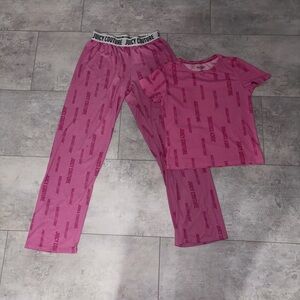 Juicy Couture Pink Logo Pajama Set